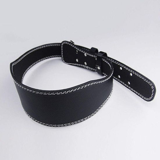 Leather weight lifting belts